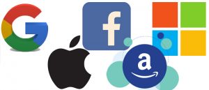 Gafam: Google Apple Facebook Amazon Microsoft
