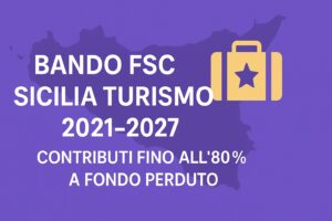 Bando FSC Sicilia Turismo